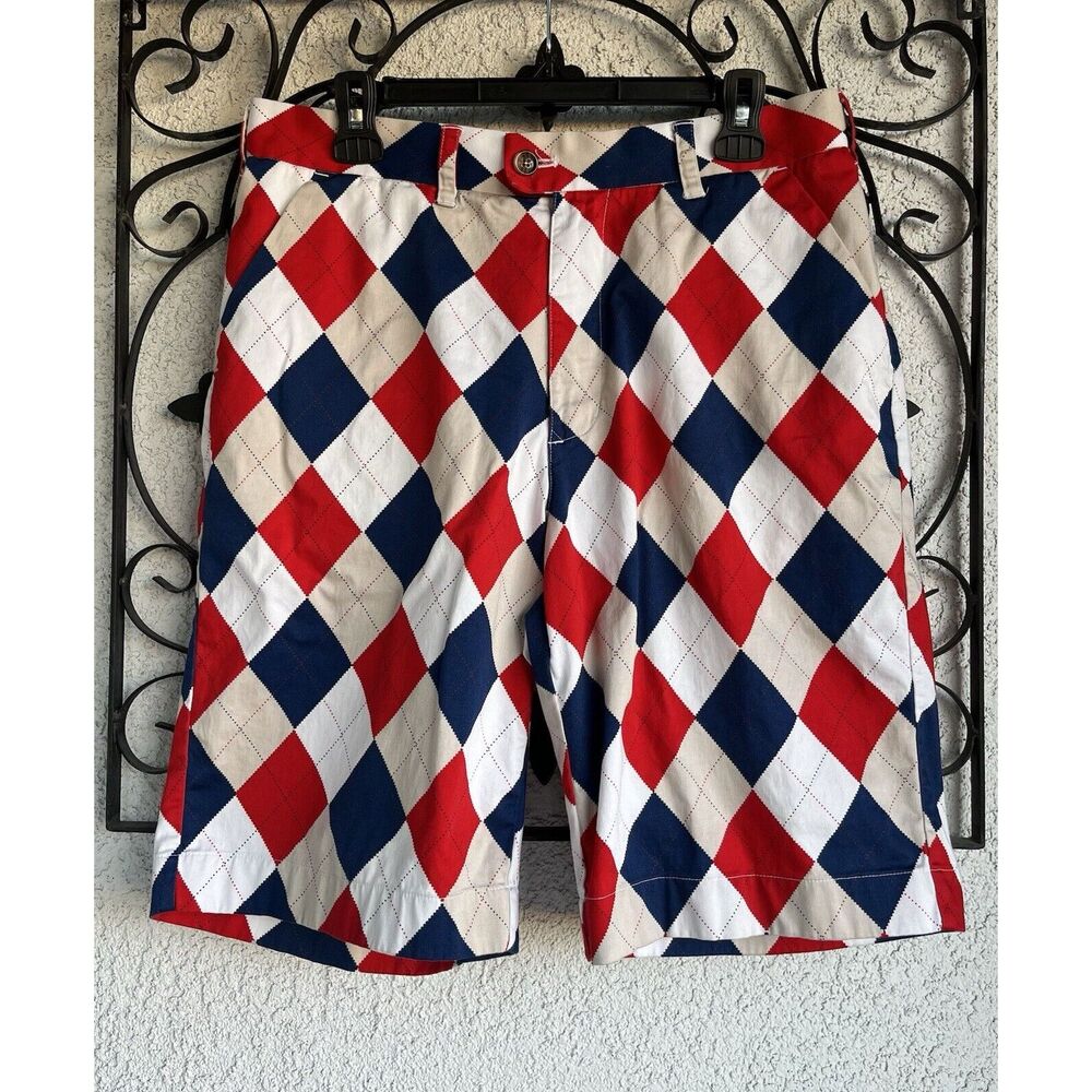 Loud Mouth Golf Shorts -size 34 - Multicolored